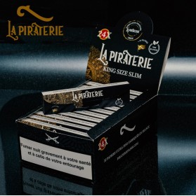 Feuilles Slim + Cartons - La Piraterie - Chanvre Edition (32 Feuilles + 32 cartons) - 24 par boite