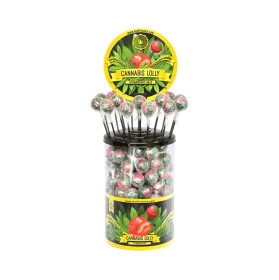 Sucette Cannabis Strawberry Haze Lollies