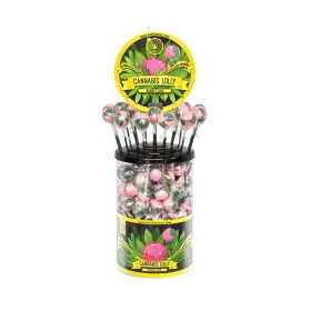 Sucette Cannabis Strawberry Haze Lollies