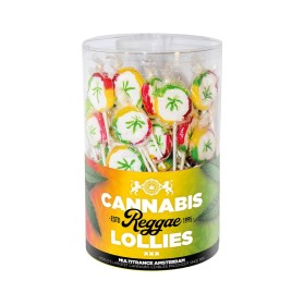 Sucette Cannabis Strawberry Haze Lollies