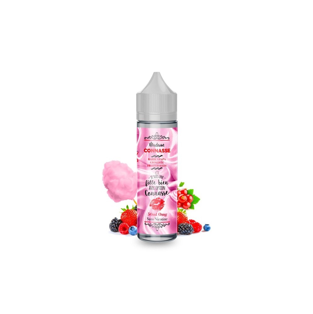 Je Suis Une Fille Bien Avec Option Connasse 50ml Barbe à Papa Groseille Fruits Rouges